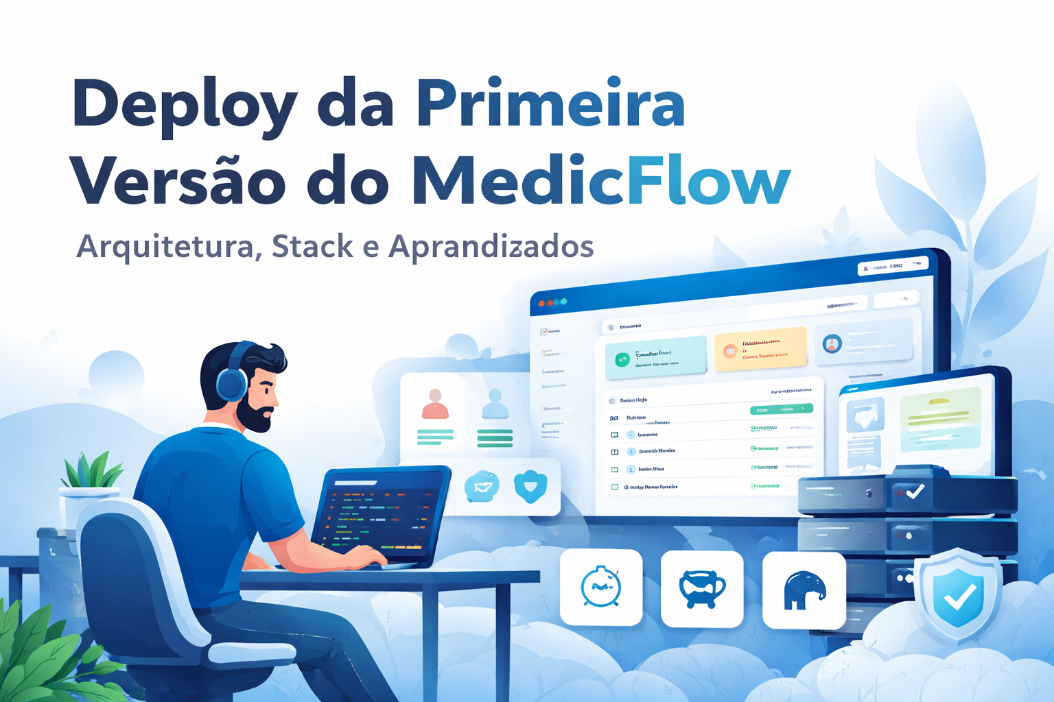 Capa do artigo: Deploy da primeira versão do MedicFlow
